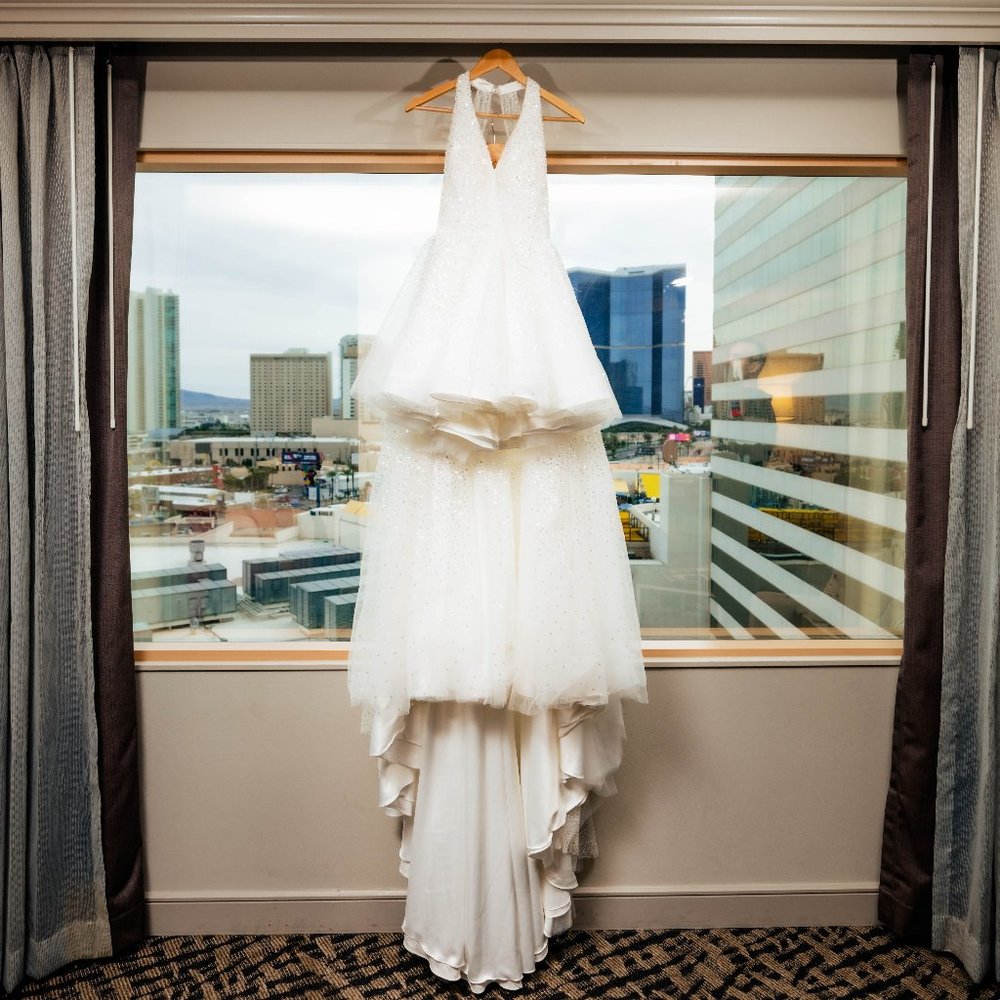 Lace and Liberty Custom Made 2 Piece Wedding Dress